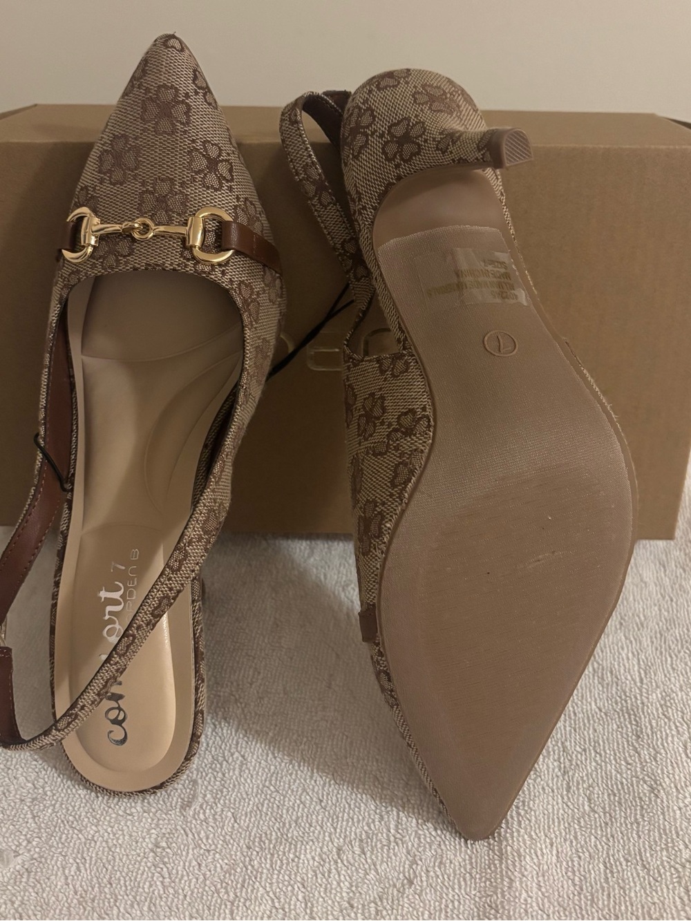 ArdenB sling back Pointed toe heels - Picture 3 of 6